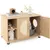 GIANTEX Maison de Toilette pour Chat, Meuble Litière avec Rangement,Naturel GIANTEX Maison de Toilette pour Chat, Meuble Litière avec Rangement,Naturel