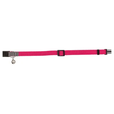 Collier bicolore, avec une clochette couleur aléatoire pour chat