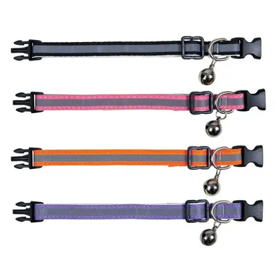 un Collier Chaton, réfléchissant, nylon couleur aléatoire