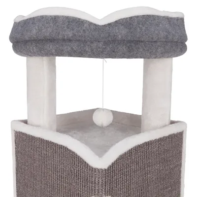 TRIXIE Tour pour chats Arma Gris bleu et blanc