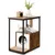 GIANTEX Table d'Appoint pour Chat - Armoire avec Cabane