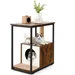 GIANTEX Table d'Appoint pour Chat - Armoire avec Cabane