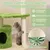 GIANTEX Arbre à Chat 97 CM - Condo, Perche, Plateforme - Griffoir en Sisal