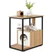 GIANTEX Table d'Appoint pour Chat - Armoire avec Cabane