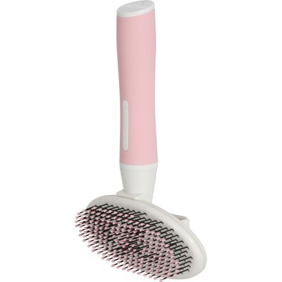Brosse SLICKER doux rétractable taille M pour chat