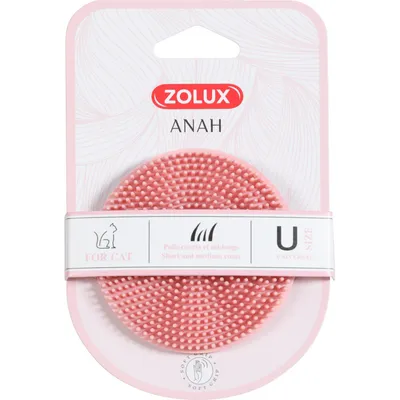 zolux - Brosse en caoutchouc ø 7.7 cm  pour chats
