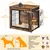 Yaheetech Cage pour Chien en Bois Cage pour Chiots