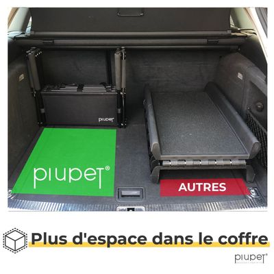PiuPet® Escalier pour Chien I Jusqu’à 80kg I Pliable I Rampe Voiture