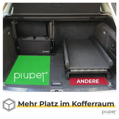 PiuPet® Escalier pour Chien I Jusqu’à 80kg I Pliable I Rampe Voiture PiuPet® Escalier pour Chien I Jusqu’à 80kg I Pliable I Rampe Voiture