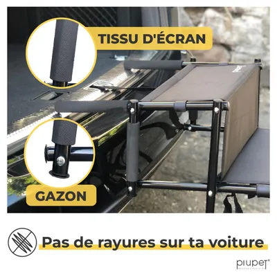 PiuPet® Escalier pour Chien I Jusqu’à 80kg I Pliable I Rampe Voiture