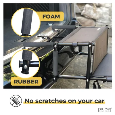 PiuPet® Escalier pour Chien I Jusqu’à 80kg I Pliable I Rampe Voiture