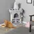 Yaheetech  Petit Arbre à Chat à 2 Niveaux avec Condo
