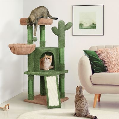 Arbre à Chat Design Cactus Tour Pour Chat En Peluche Hauteur 106,5 Cm