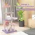 GIANTEX Arbre à Chat 140cm Design Mignon, Griffoirs en Sisal