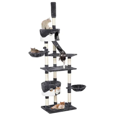 Yaheetech Arbre à Chat XXL pour 2-3 Chats  Adultes Yaheetech Arbre à Chat XXL pour 2-3 Chats  Adultes