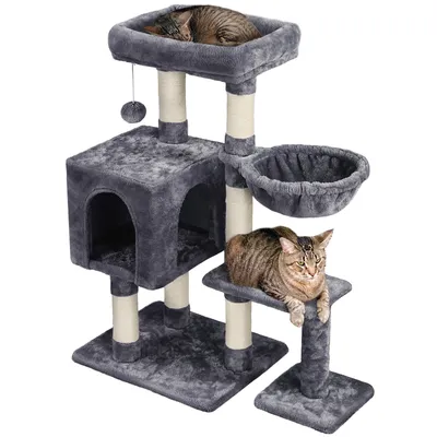 Arbre à Chat Arbre à Grimper Griffoir Avec Plate-forme Hauteur 96cm