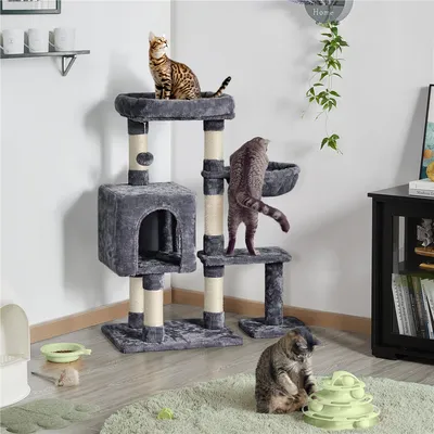 Kratzbaum 96 cm hoch Katzenbaum Katzenkratzbaum Kletterbaum