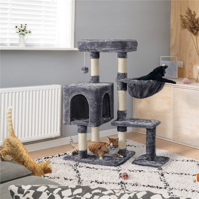 Arbre à Chat Arbre à Grimper Griffoir Avec Plate-forme Hauteur 96cm