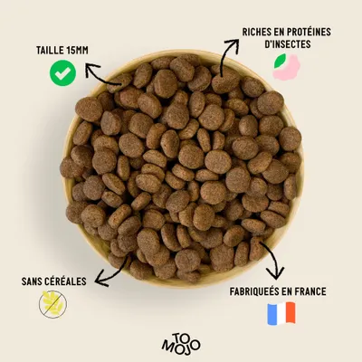 Tomojo - Croquettes aux Insectes Sans Céréales pour Chien Tomojo - Croquettes aux Insectes Sans Céréales pour Chien