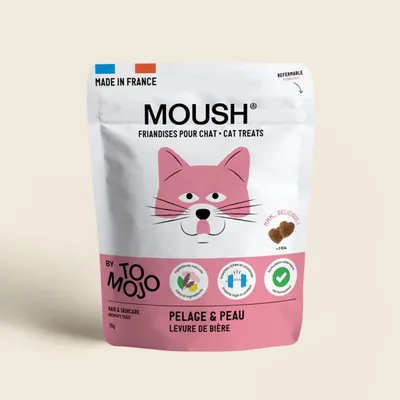 Friandises Moush chat pelage et peau - Tomojo