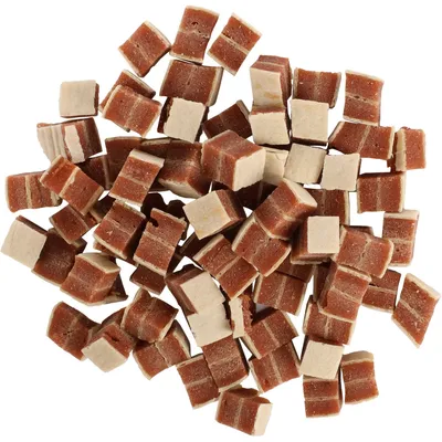 Flamingo - Friandises Hapki Petits blocs avec poulet et saumon 50 g pour ch Flamingo - Friandises Hapki Petits blocs avec poulet et saumon 50 g pour ch
