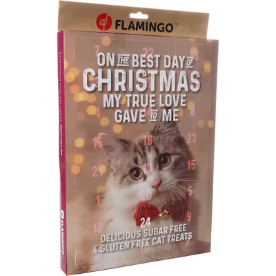 Flamingo - Calendrier de l'avent Noël pour chat 295 g Flamingo - Calendrier de l'avent Noël pour chat 295 g