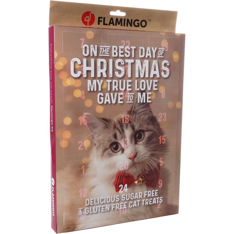 Flamingo - Calendrier de l'avent Noël pour chat 295 g