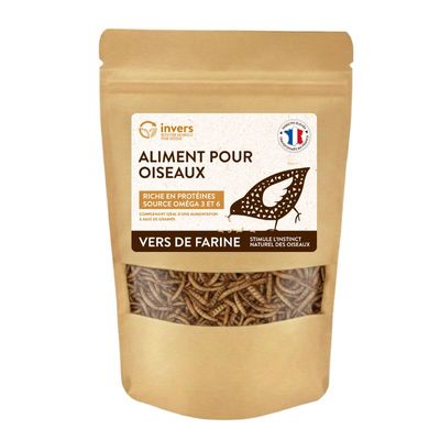 Vers de farine déshydratés - Invers 200g