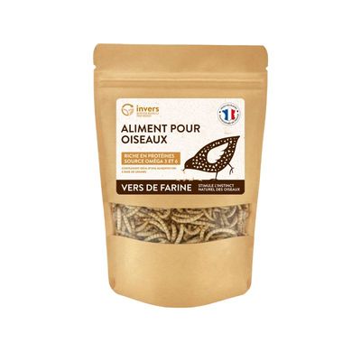 Vers de farine déshydratés - Invers 100g