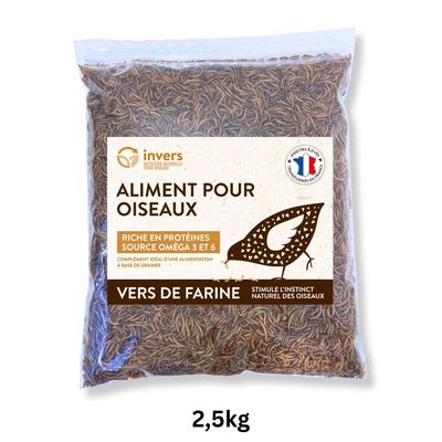 Vers de farine déshydratés - Invers 2,5kg