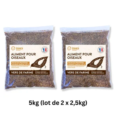 Vers de farine déshydratés - Invers