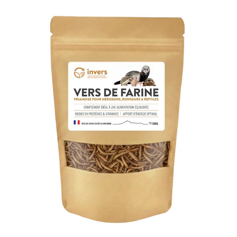 Vers de farine déshydratés pour NAC  - Invers