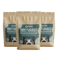 Croquettes aux insectes pour chien de taille moyenne - Invers