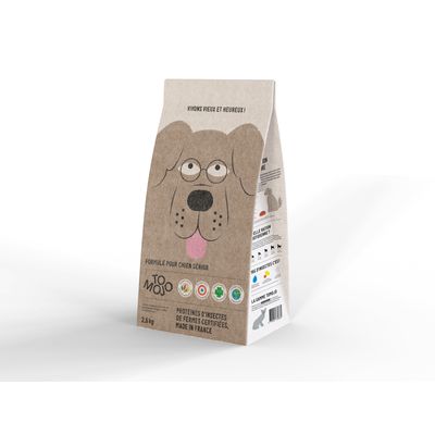 Croquettes aux insectes pour chien sénior - Tomojo