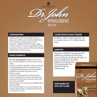 Dr John Hypoallergenic Activ