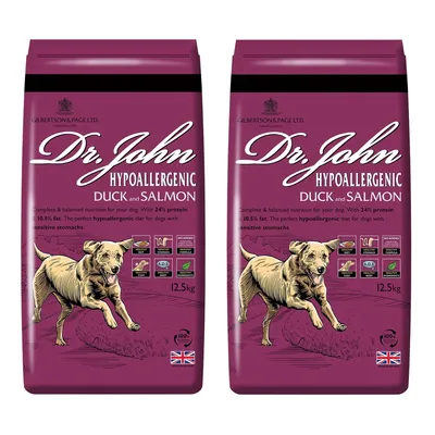 Dr John Canard et Saumon Hypoallergéniques