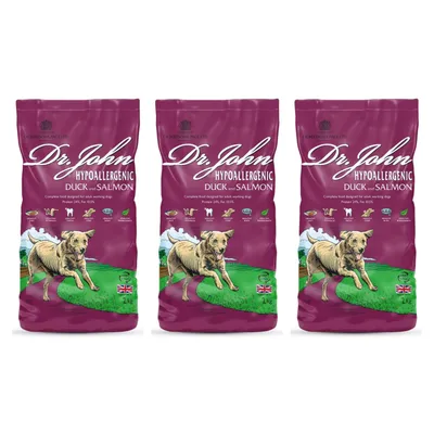Croquettes chien adulte – Dr John Canard & Saumon