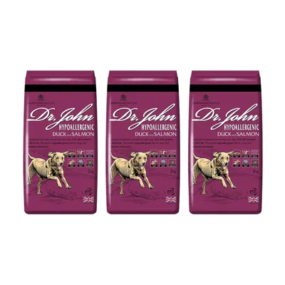 Dr John Canard et Saumon Hypoallergéniques