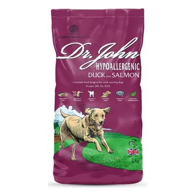 Dr John mit Ente & Lachs für ausgewachsene Hunde
