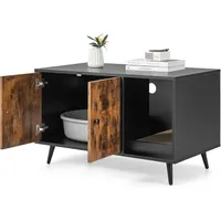 GIANTEX Katzenhaus, Katzenschrank, im Industrial-Stil