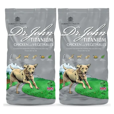 Dr John Titanium mit Huhn – Active & Junior
