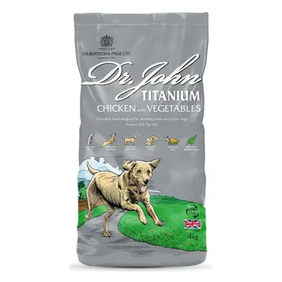 Dr John Titanium mit Huhn – Active & Junior
