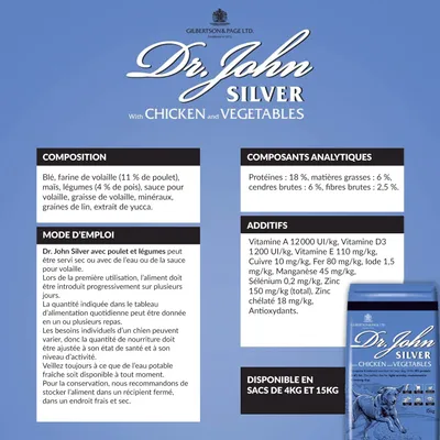 Dr John Silver Poulet aux Légumes