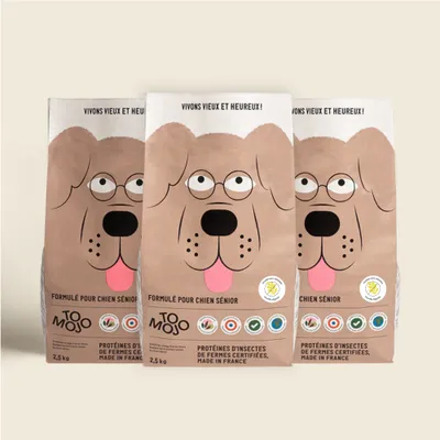 Croquettes aux insectes pour chien sénior - Tomojo Croquettes aux insectes pour chien sénior - Tomojo