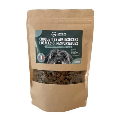 Croquettes aux insectes pour chien sénior (à partir de 8 ans) - Invers
