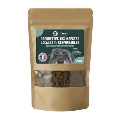 Croquettes aux insectes pour chien sénior (à partir de 8 ans) - Invers