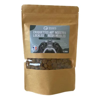 Croquettes aux insectes pour chien de petite taille - Invers