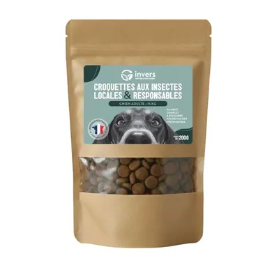 Croquettes aux insectes pour chien de petite taille - Invers