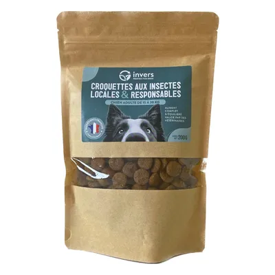 Croquettes aux insectes pour chien de taille moyenne - Invers