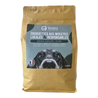 Croquettes aux insectes pour chien de petite taille - Invers